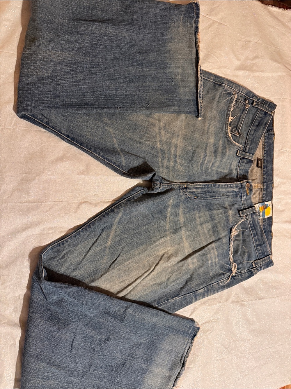 Hollister Faded Blue Bootcut Men's Jeans